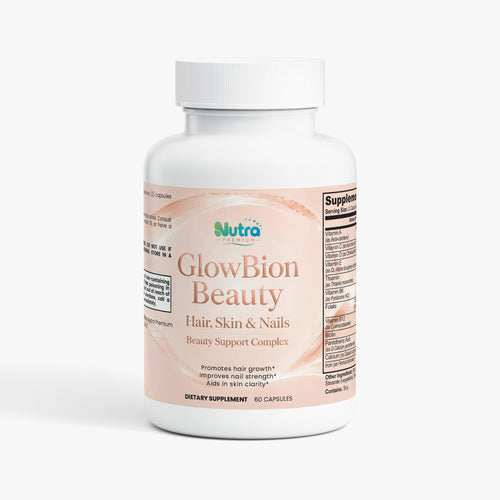 Hair, Skin and Nails Complex. Promotes hair growth, improves nail strength, improves skin quality and clarity
