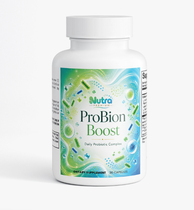 Daily Probiotic complex for gut health and digestive support, gases and bloating